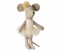 Preview: Maileg Ballerina Maus kleine Schwester cremefarben